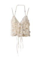 【プランク プロジェクト/PRANK PROJECT】のメッシュチュールホルタートップ / Mesh Tulle Halter Top WHT(ホワイト)|ID: prp329100004917728 ipo3291000000036877004