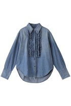 【プルミエ アロンディスモン/1er Arrondissement】の【CITIZENS of HUMANITY】ブラウス 人気、トレンドファッション・服の通販 founy(ファニー) ファッション Fashion レディースファッション Fashion for Women トップス・カットソー Cut & Sew Tops シャツ・ブラウス・オフィスカジュアル Elegant Blouses & Button-Ups おすすめ Recommended / Our Picks スリーブ Sleeve, Long Sleeve / Short Sleeve デニム Denim, Jeans Material フリル Frill, Ruffle ロング Long, Long-Length thumbnail インディゴ|ID: prp329100004917752 ipo3291000000036877201