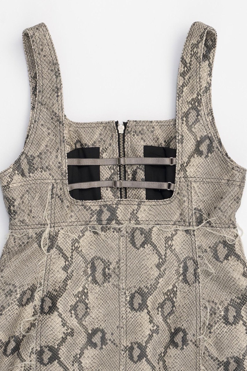 【メゾンスペシャル/MAISON SPECIAL】のfaux Leather Python Front Zip Tops/フェイクレザーパイソンフロントジップトップス 人気、トレンドファッション・服の通販 founy(ファニー) 　ファッション　Fashion　レディースファッション　Fashion for Women　トップス・カットソー　Cut & Sew Tops　シャツ・ブラウス・オフィスカジュアル　Elegant Blouses & Button-Ups　コルセット　Corset, Bustier　スリーブ　Sleeve, Long Sleeve / Short Sleeve　セットアップ　Set-Up, Coordinated Outfit　パイソン　Python, Snakeskin Pattern　フェイクレザー　Faux Leather, PU Leather　無地　Plain, Solid Color　ロング　Long, Long-Length　other-6|ID: prp329100004917779 ipo3291000000036877552