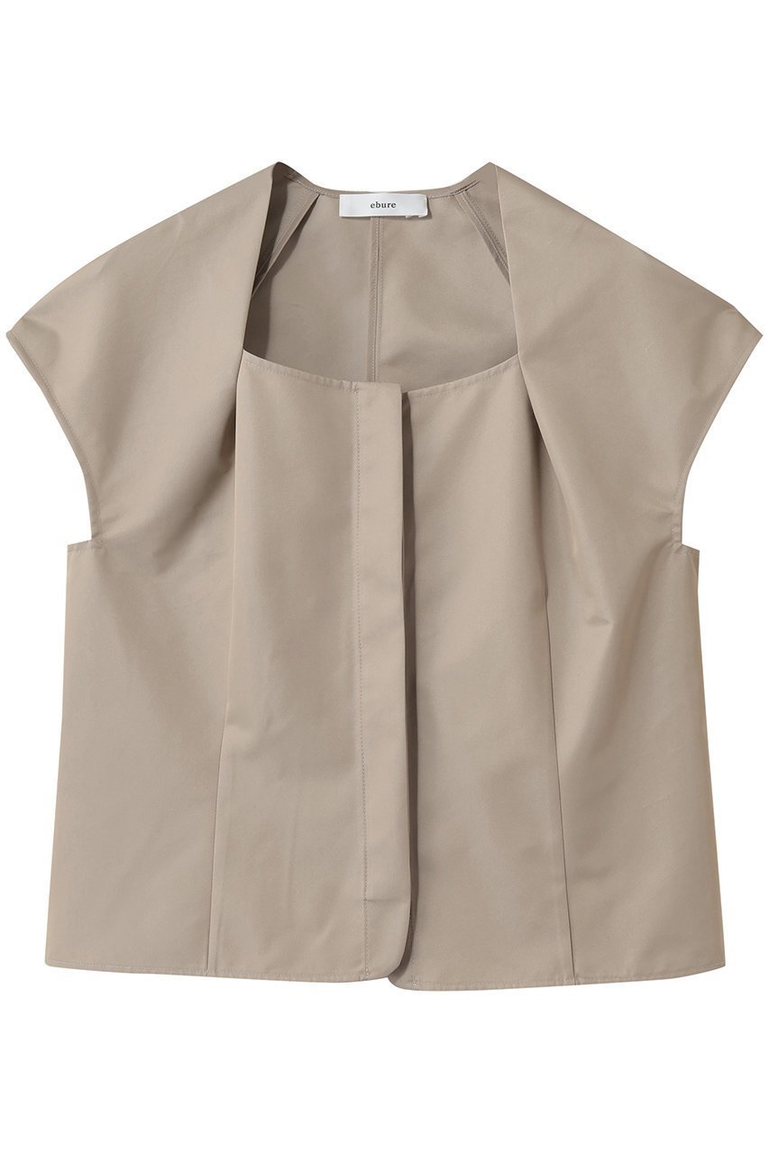 【エブール/ebure】のコットンシャンブレーツイル デザインブラウス 人気、トレンドファッション・服の通販 founy(ファニー) 　ファッション　Fashion　レディースファッション　Fashion for Women　トップス・カットソー　Cut & Sew Tops　シャツ・ブラウス・オフィスカジュアル　Elegant Blouses & Button-Ups　クラシカル　Classical, Vintage-Inspired　クラシック　Classic, Timeless Style　ショート　Short, Short Length　ショール　Shawl, Wrap　スリーブ　Sleeve, Long Sleeve / Short Sleeve　セットアップ　Set-Up, Coordinated Outfit　 other-1|ID: prp329100004917786 ipo3291000000036877652