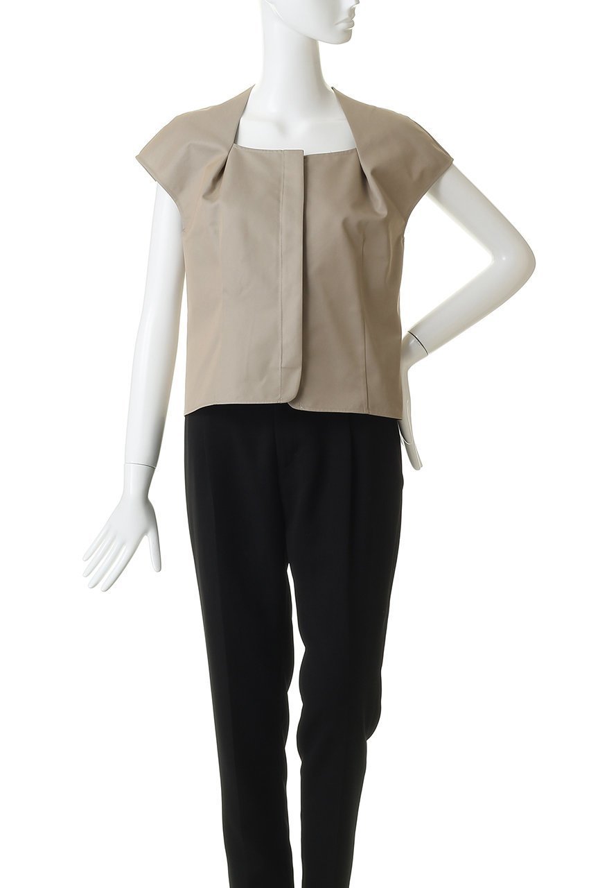 【エブール/ebure】のコットンシャンブレーツイル デザインブラウス 人気、トレンドファッション・服の通販 founy(ファニー) 　ファッション　Fashion　レディースファッション　Fashion for Women　トップス・カットソー　Cut & Sew Tops　シャツ・ブラウス・オフィスカジュアル　Elegant Blouses & Button-Ups　クラシカル　Classical, Vintage-Inspired　クラシック　Classic, Timeless Style　ショート　Short, Short Length　ショール　Shawl, Wrap　スリーブ　Sleeve, Long Sleeve / Short Sleeve　セットアップ　Set-Up, Coordinated Outfit　other-2|ID: prp329100004917786 ipo3291000000036877655