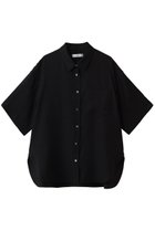 【エブール/ebure】のリネンアセテート 半袖シャツ 人気、トレンドファッション・服の通販 founy(ファニー) ファッション Fashion レディースファッション Fashion for Women トップス・カットソー Cut & Sew Tops シャツ・ブラウス・オフィスカジュアル Elegant Blouses & Button-Ups おすすめ Recommended / Our Picks サテン Satin, Glossy Fabric ショート Short, Short Length シンプル Simple, Minimal スリーブ Sleeve, Long Sleeve / Short Sleeve セットアップ Set-Up, Coordinated Outfit ボトム Bottoms, Lower Wear ポケット Pocket, Pocket Detail リネン Linen, Linen Fabric ワンポイント One Point, Statement Accent エレガント 上品 Elegant 半袖 Short Sleeve, Half Sleeve 夏 Summer 羽織 Haori, Light Jacket thumbnail ブラック|ID: prp329100004917787 ipo3291000000036877662