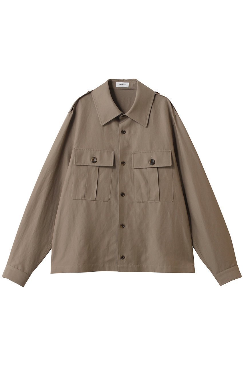 【ザ リラクス/THE RERACS / MEN】の【MEN】CPO カーディガンブラウス インテリア・キッズ・メンズ・レディースファッション・服の通販 founy(ファニー) 　ファッション　Fashion　メンズファッション　Fashion for Men　カーディガン　Cardigan, Knitwear　ジャケット　Jacket, Outerwear　スリーブ　Sleeve, Long Sleeve / Short Sleeve　フラップ　Flap, Flap Pocket　ポケット　Pocket, Pocket Detail　モダン　Modern, Contemporary　ロング　Long, Long-Length　ベージュ|ID: prp329100004917796 ipo3291000000036877783