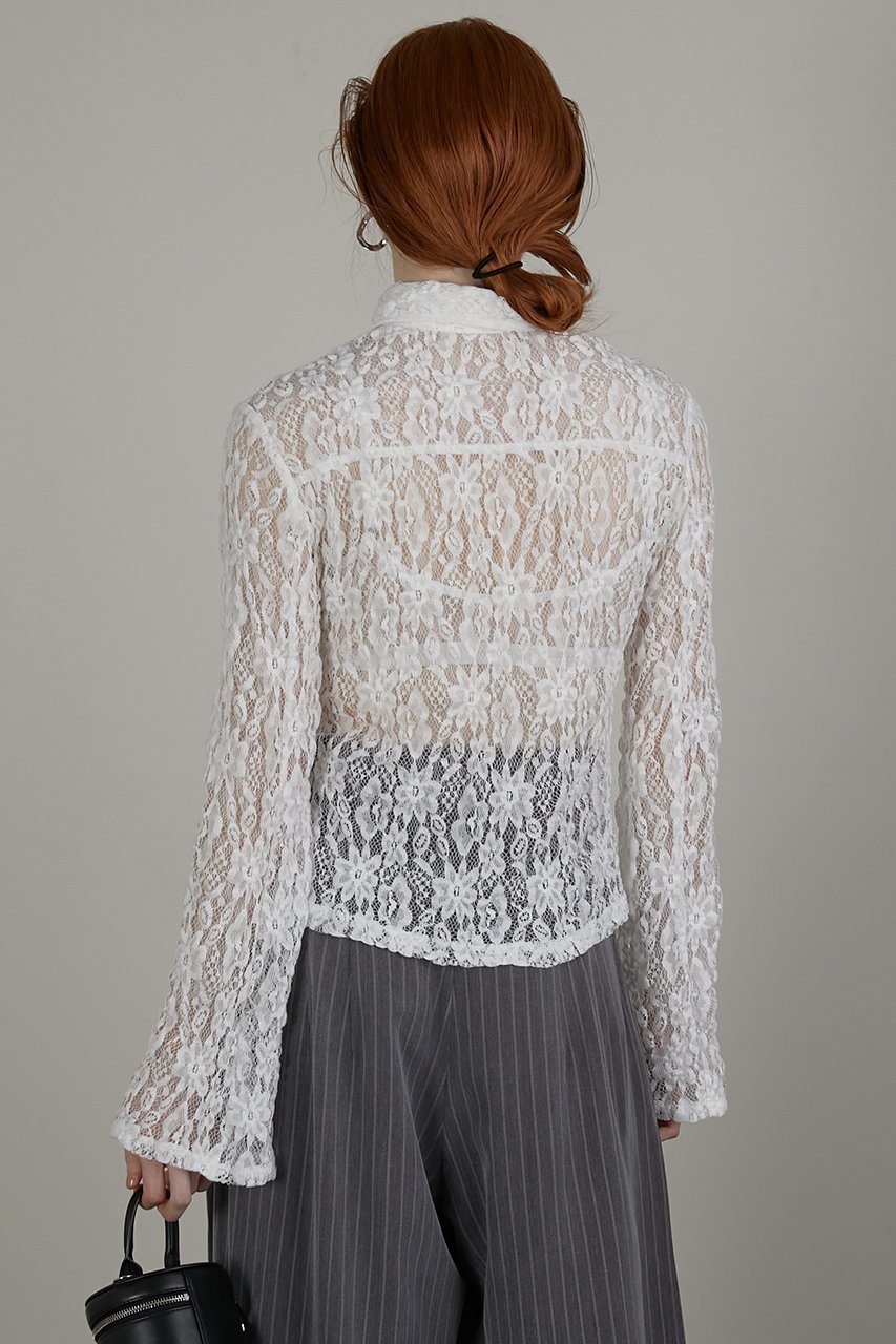 【プランク プロジェクト/PRANK PROJECT】のレースシャツ / Lace Shirt 人気、トレンドファッション・服の通販 founy(ファニー) 　ファッション　Fashion　レディースファッション　Fashion for Women　トップス・カットソー　Cut & Sew Tops　シャツ・ブラウス・オフィスカジュアル　Elegant Blouses & Button-Ups　サマー　Summer, Summer Style　シアー　Sheer, See-Through　スリーブ　Sleeve, Long Sleeve / Short Sleeve　フィット　Fit, Slim Fit　フラワー　Flower, Floral　レース　Lace, Lace Fabric　ロング　Long, Long-Length　other-8|ID: prp329100004917804 ipo3291000000036877928