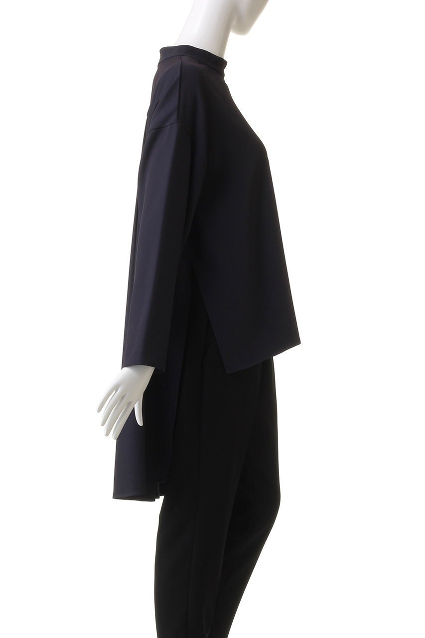 【ル フィル/LE PHIL】の2WAYツイルブラウス 人気、トレンドファッション・服の通販 founy(ファニー) 　ファッション　Fashion　レディースファッション　Fashion for Women　トップス・カットソー　Cut & Sew Tops　シャツ・ブラウス・オフィスカジュアル　Elegant Blouses & Button-Ups　シンプル　Simple, Minimal　スタンド　Stand Collar, Upright Stand　ストレッチ　Stretch, Stretchy Fabric　スリーブ　Sleeve, Long Sleeve / Short Sleeve　ツイル　Twist, Twisted Detail　ドレープ　Drape, Draping Fabric　ベーシック　Basic, Essential　ロング　Long, Long-Length　エレガント 上品　Elegant　other-3|ID: prp329100004917810 ipo3291000000036878005