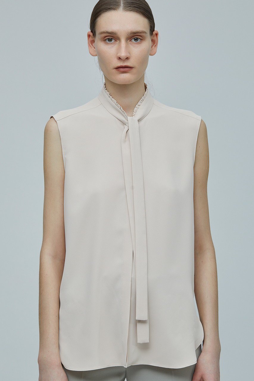 【ベイジ,/BEIGE,】のEVA(エヴァ)/ブラウス 人気、トレンドファッション・服の通販 founy(ファニー) ファッション Fashion レディースファッション Fashion for Women トップス・カットソー Cut & Sew Tops シャツ・ブラウス・オフィスカジュアル Elegant Blouses & Button-Ups とろみ Fluid, Flowy Fabric ショート Short, Short Length ジョーゼット Georgette, Semi-Sheer Fabric ストレッチ Stretch, Stretchy Fabric スリーブ Sleeve, Long Sleeve / Short Sleeve フリル Frill, Ruffle エレガント 上品 Elegant other-6|ID: prp329100004917814 ipo3291000000036878061