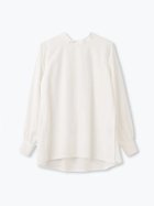 【レリル/lelill】の【日本製】WIND THROUGH ブラウス 人気、トレンドファッション・服の通販 founy(ファニー) ファッション Fashion レディースファッション Fashion for Women トップス・カットソー Cut & Sew Tops シャツ・ブラウス・オフィスカジュアル Elegant Blouses & Button-Ups スリーブ Sleeve, Long Sleeve / Short Sleeve タフタ Taffeta, Structured Fabric ロング Long, Long-Length 日本製 Made In Japan 秋 Autumn thumbnail オフホワイト|ID: prp329100004917816 ipo3291000000036878088