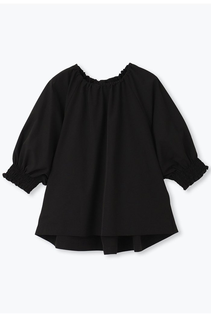 【レリル/lelill】のアジャスタブルフレアブラウス インテリア・キッズ・メンズ・レディースファッション・服の通販 founy(ファウニー) https://founy.com/ ファッション Fashion レディースファッション Fashion for Women トップス・カットソー Cut & Sew Tops シャツ・ブラウス・オフィスカジュアル Elegant Blouses & Button-Ups アクセサリー Fashion Accessories シャーリング Shirring, Ruched スリーブ Sleeve, Long Sleeve / Short Sleeve タフタ Taffeta, Structured Fabric ロング Long, Long-Length 夏 Summer |ID: prp329100004917817 ipo3291000000036878092