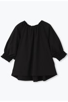 【レリル/lelill】のアジャスタブルフレアブラウス 人気、トレンドファッション・服の通販 founy(ファニー) ファッション Fashion レディースファッション Fashion for Women トップス・カットソー Cut & Sew Tops シャツ・ブラウス・オフィスカジュアル Elegant Blouses & Button-Ups アクセサリー Fashion Accessories シャーリング Shirring, Ruched スリーブ Sleeve, Long Sleeve / Short Sleeve タフタ Taffeta, Structured Fabric ロング Long, Long-Length 夏 Summer thumbnail ブラック|ID: prp329100004917817 ipo3291000000036878093