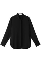 【ベイジ,/BEIGE,】のEVA(エバ)/ブラウス 人気、トレンドファッション・服の通販 founy(ファニー) ファッション Fashion レディースファッション Fashion for Women トップス・カットソー Cut & Sew Tops シャツ・ブラウス・オフィスカジュアル Elegant Blouses & Button-Ups とろみ Fluid, Flowy Fabric ジャケット Jacket, Outerwear ジョーゼット Georgette, Semi-Sheer Fabric ストレッチ Stretch, Stretchy Fabric スリーブ Sleeve, Long Sleeve / Short Sleeve フリル Frill, Ruffle ロング Long, Long-Length エレガント 上品 Elegant thumbnail ブラック|ID: prp329100004917820 ipo3291000000036878143