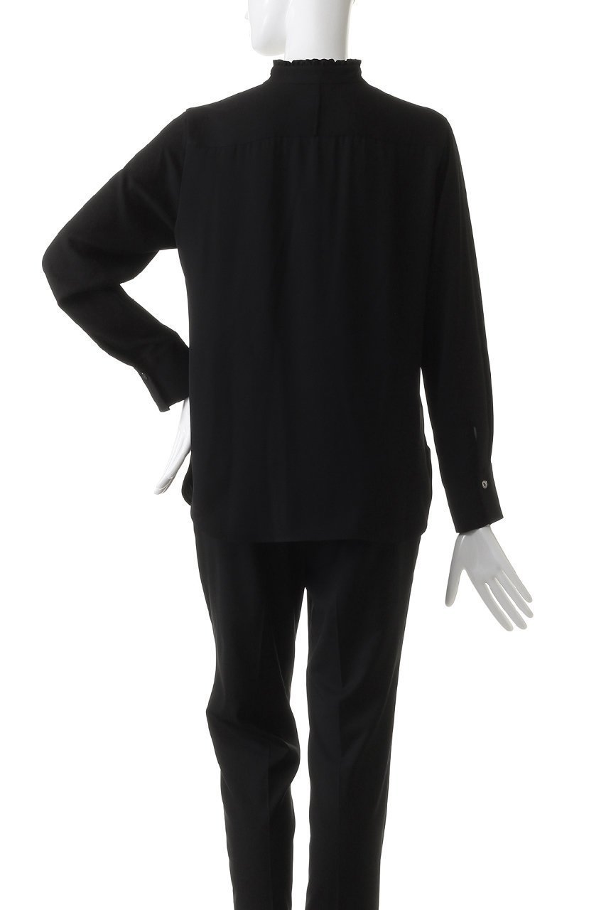 【ベイジ,/BEIGE,】のEVA(エバ)/ブラウス 人気、トレンドファッション・服の通販 founy(ファニー) 　ファッション　Fashion　レディースファッション　Fashion for Women　トップス・カットソー　Cut & Sew Tops　シャツ・ブラウス・オフィスカジュアル　Elegant Blouses & Button-Ups　とろみ　Fluid, Flowy Fabric　ジャケット　Jacket, Outerwear　ジョーゼット　Georgette, Semi-Sheer Fabric　ストレッチ　Stretch, Stretchy Fabric　スリーブ　Sleeve, Long Sleeve / Short Sleeve　フリル　Frill, Ruffle　ロング　Long, Long-Length　エレガント 上品　Elegant　other-4|ID: prp329100004917820 ipo3291000000036878146