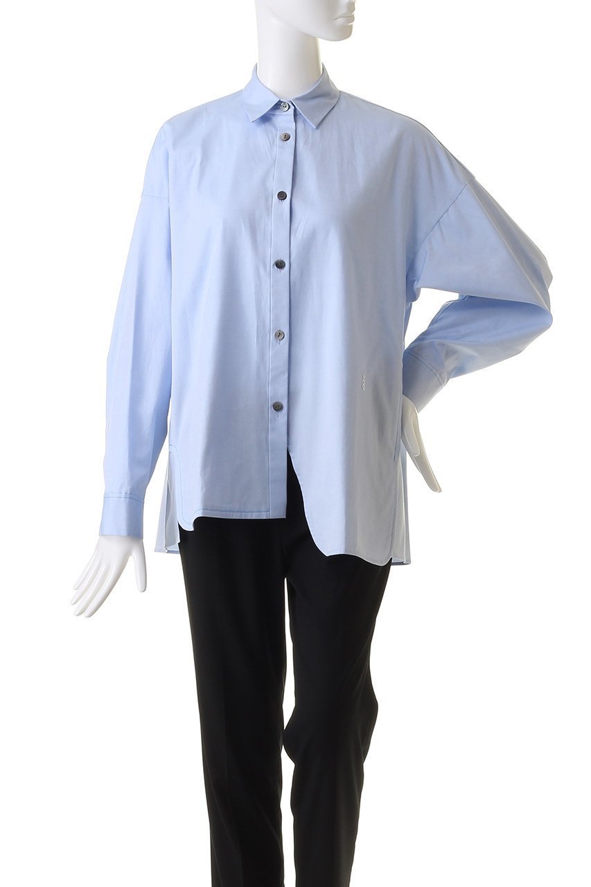 【ナゴンスタンス/nagonstans】の80オックス MIX hem SH/シャツ 人気、トレンドファッション・服の通販 founy(ファニー) 　ファッション　Fashion　レディースファッション　Fashion for Women　トップス・カットソー　Cut & Sew Tops　シャツ・ブラウス・オフィスカジュアル　Elegant Blouses & Button-Ups　オックス　Oxford Fabric　カフス　Cuff Design　スリーブ　Sleeve, Long Sleeve / Short Sleeve　ロング　Long, Long-Length　エレガント 上品　Elegant　other-2|ID: prp329100004917823 ipo3291000000036878183