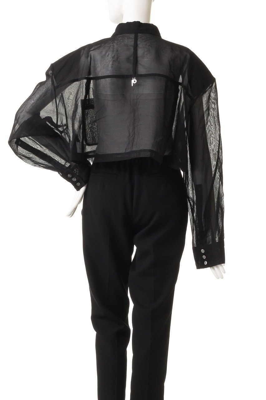 【プランク プロジェクト/PRANK PROJECT】のコットンオーガンジーオーバーショルダーシャツ / Cotton Organzy Over Shoulder Shirt 人気、トレンドファッション・服の通販 founy(ファニー) 　ファッション　Fashion　レディースファッション　Fashion for Women　トップス・カットソー　Cut & Sew Tops　シャツ・ブラウス・オフィスカジュアル　Elegant Blouses & Button-Ups　インナー　Innerwear　オーガンジー　Organza Fabric　ショート　Short, Short Length　スリーブ　Sleeve, Long Sleeve / Short Sleeve　マニッシュ　Mannish, Boyish　メタル　Metal, Metal Parts　ロング　Long, Long-Length　夏　Summer　羽織　Haori, Light Jacket　other-4|ID: prp329100004917826 ipo3291000000036878224