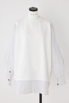 【ナゴンスタンス/nagonstans】のライトダンボール SH P.O/プルオーバー 人気、トレンドファッション・服の通販 founy(ファニー) ファッション Fashion レディースファッション Fashion for Women トップス・カットソー Cut & Sew Tops シャツ・ブラウス・オフィスカジュアル Elegant Blouses & Button-Ups カジュアルプルオーバー・ニットトップス Pullovers & Knit Tops / Casual Pullovers カフス Cuff Design スリーブ Sleeve, Long Sleeve / Short Sleeve ドッキング Docking, Mixed Material ロング Long, Long-Length thumbnail Salt|ID: prp329100004917831 ipo3291000000036878357