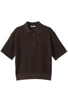 【スローン/SLOANE】の12G透かし編み コットン×ポリエステル×リネン 半袖ポロ 人気、トレンドファッション・服の通販 founy(ファニー) ファッション Fashion レディースファッション Fashion for Women トップス・カットソー Cut & Sew Tops シャツ・ブラウス・オフィスカジュアル Elegant Blouses & Button-Ups ポロシャツ・きれいめカジュアル Smart-Casual Polo Tops カーディガン Cardigan, Knitwear ポロシャツ Polo Shirt, Collared Tee リネン Linen, Linen Fabric 半袖 Short Sleeve, Half Sleeve 透かし Cut-Out, Lacework |ID:prp329100004917838