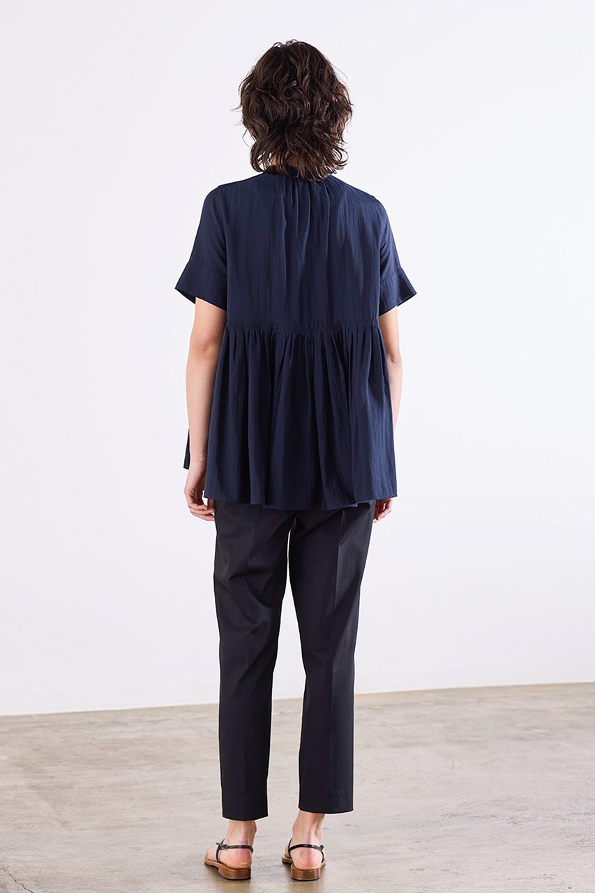 【マリリンムーン/MARILYN MOON】のブザムチュニックシアーシャツ 人気、トレンドファッション・服の通販 founy(ファニー) ファッション Fashion レディースファッション Fashion for Women トップス・カットソー Cut & Sew Tops シャツ・ブラウス・オフィスカジュアル Elegant Blouses & Button-Ups おすすめ Recommended / Our Picks ギャザー Gathered, Ruffled シアー Sheer, See-Through シャーリング Shirring, Ruched ショート Short, Short Length スリーブ Sleeve, Long Sleeve / Short Sleeve デニム Denim, Jeans Material ボトム Bottoms, Lower Wear ビジネス 仕事 通勤 Business / Work / Commuting 夏 Summer other-7|ID: prp329100004917841 ipo3291000000036878497