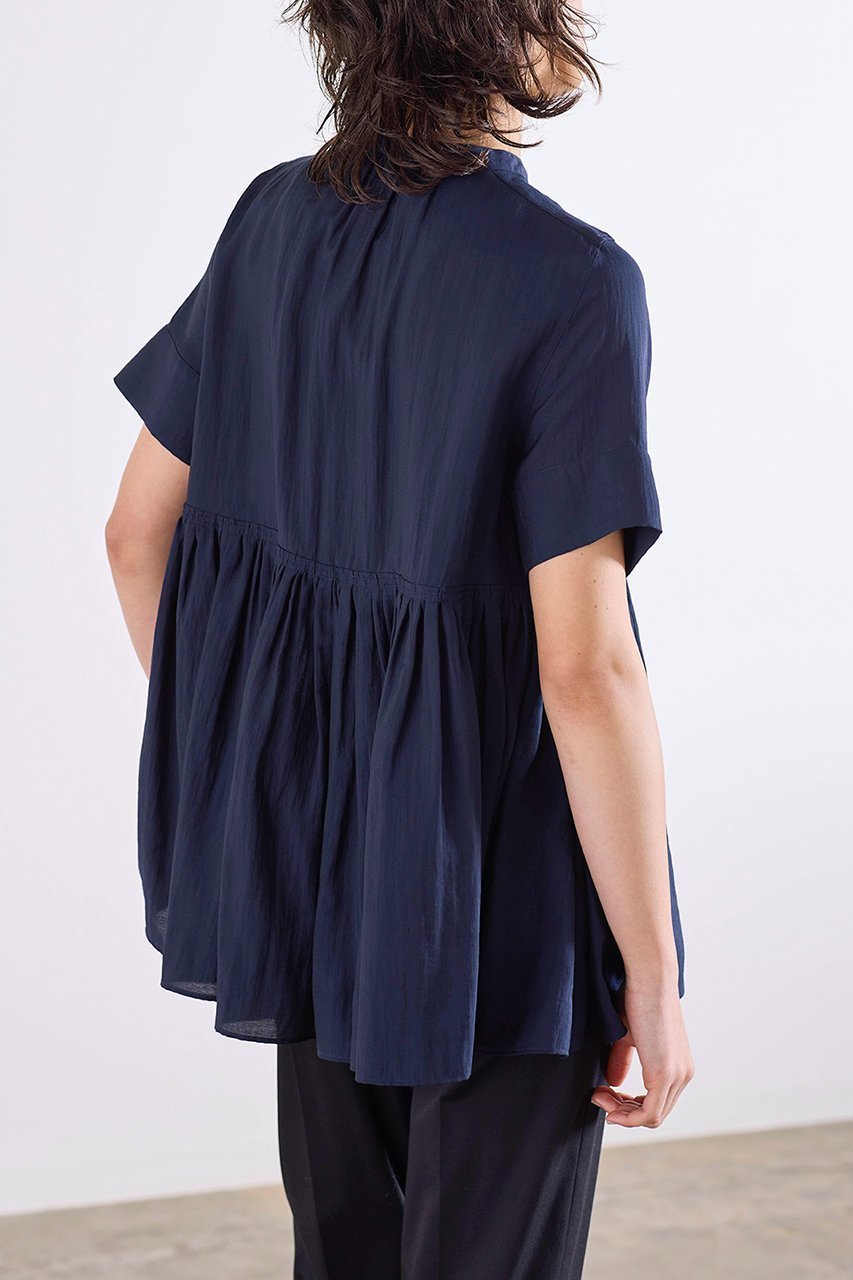 【マリリンムーン/MARILYN MOON】のブザムチュニックシアーシャツ 人気、トレンドファッション・服の通販 founy(ファニー) ファッション Fashion レディースファッション Fashion for Women トップス・カットソー Cut & Sew Tops シャツ・ブラウス・オフィスカジュアル Elegant Blouses & Button-Ups おすすめ Recommended / Our Picks ギャザー Gathered, Ruffled シアー Sheer, See-Through シャーリング Shirring, Ruched ショート Short, Short Length スリーブ Sleeve, Long Sleeve / Short Sleeve デニム Denim, Jeans Material ボトム Bottoms, Lower Wear ビジネス 仕事 通勤 Business / Work / Commuting 夏 Summer other-8|ID: prp329100004917841 ipo3291000000036878498