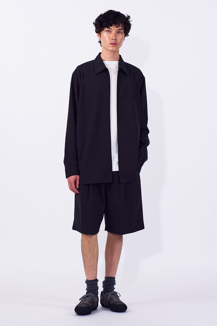 【ヨーク/YOKE】の【UNISEX】ウール ウォッシャー トロピカル ジップ シャツ 人気、トレンドファッション・服の通販 founy(ファニー) 　ファッション　Fashion　レディースファッション　Fashion for Women　トップス・カットソー　Cut & Sew Tops　シャツ・ブラウス・オフィスカジュアル　Elegant Blouses & Button-Ups　ユニセックス　Unisex, Genderless　なめらか　Smooth, Silky Texture　ジップ　Zip, Zipper　スキッパー　Skipper, Open Collar　スリーブ　Sleeve, Long Sleeve / Short Sleeve　フロント　Front, Front Design　モダン　Modern, Contemporary　ロング　Long, Long-Length　other-6|ID: prp329100004917843 ipo3291000000036878512