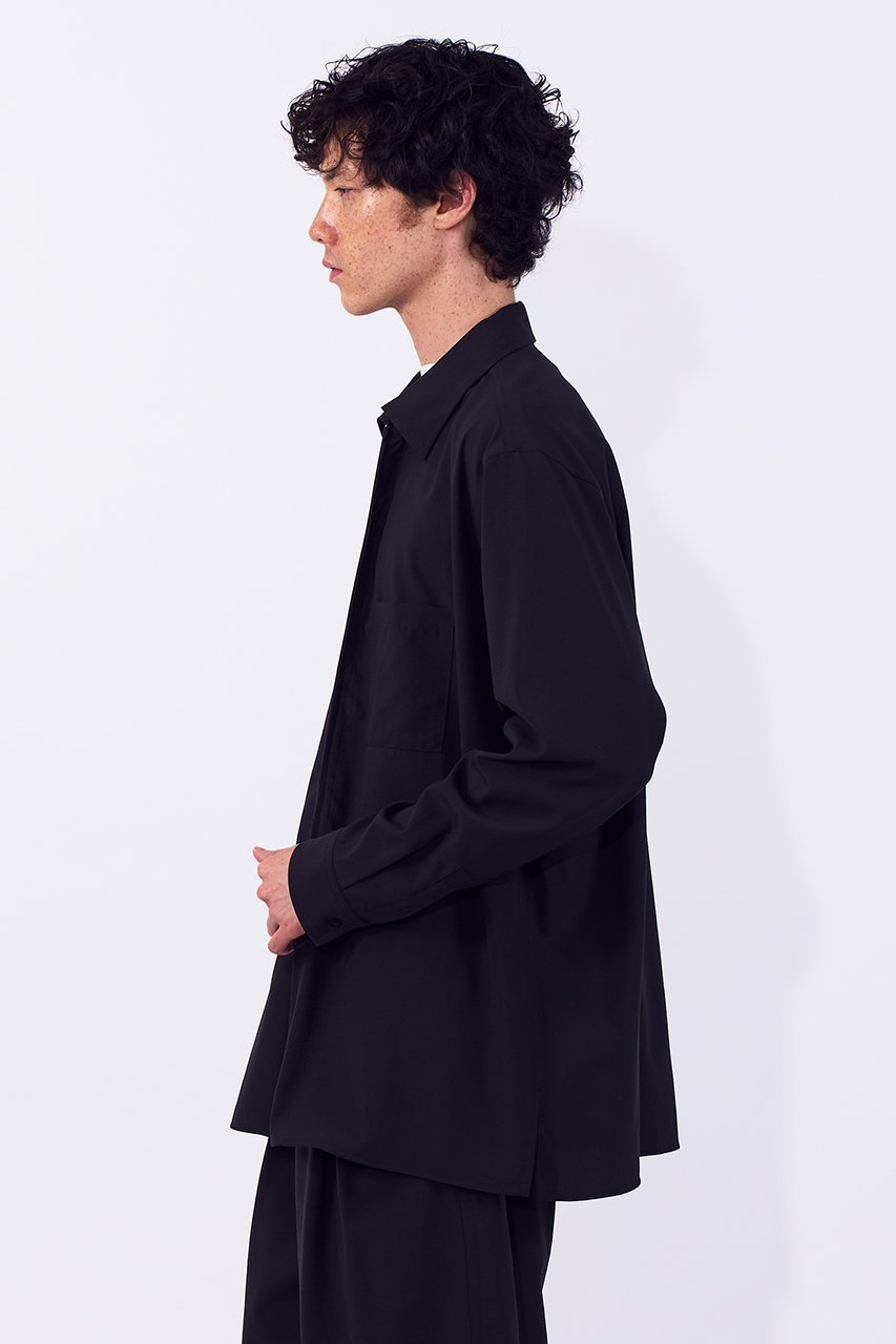 【ヨーク/YOKE】の【UNISEX】ウール ウォッシャー トロピカル ジップ シャツ 人気、トレンドファッション・服の通販 founy(ファニー) 　ファッション　Fashion　レディースファッション　Fashion for Women　トップス・カットソー　Cut & Sew Tops　シャツ・ブラウス・オフィスカジュアル　Elegant Blouses & Button-Ups　ユニセックス　Unisex, Genderless　なめらか　Smooth, Silky Texture　ジップ　Zip, Zipper　スキッパー　Skipper, Open Collar　スリーブ　Sleeve, Long Sleeve / Short Sleeve　フロント　Front, Front Design　モダン　Modern, Contemporary　ロング　Long, Long-Length　other-8|ID: prp329100004917843 ipo3291000000036878514