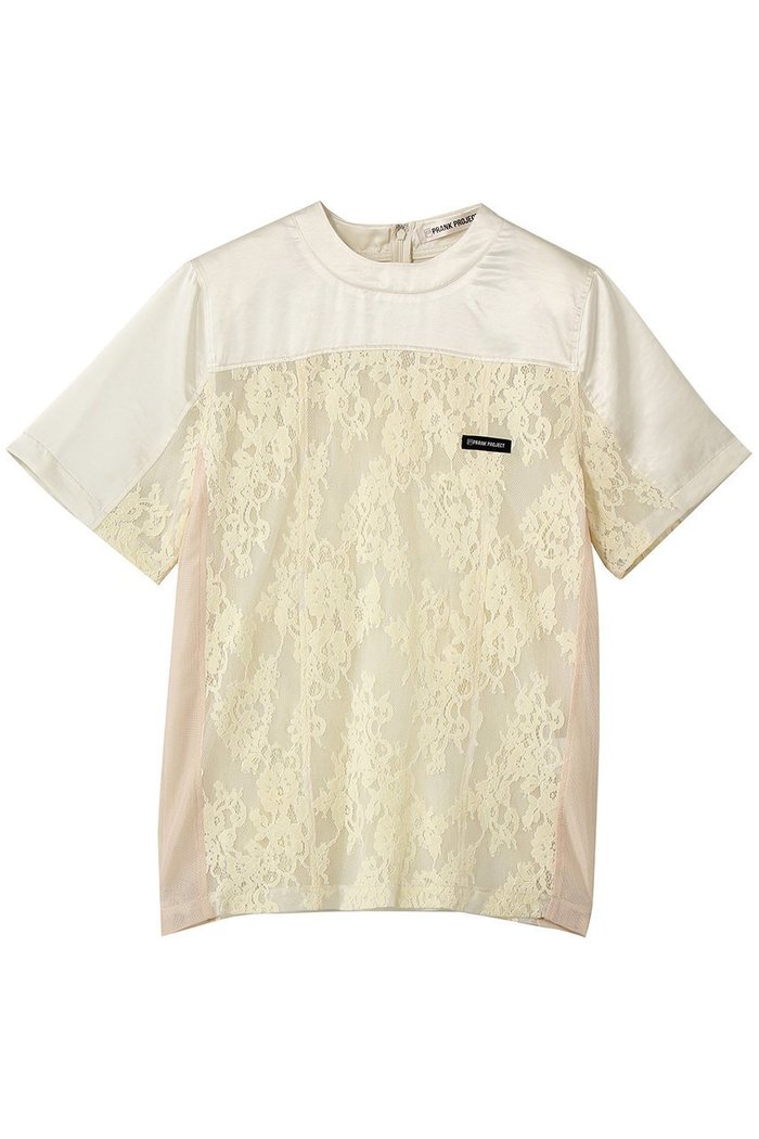 【プランク プロジェクト/PRANK PROJECT】のオーバーレースTEE インテリア・キッズ・メンズ・レディースファッション・服の通販 founy(ファニー) https://founy.com/ ファッション Fashion レディースファッション Fashion for Women トップス・カットソー Cut & Sew Tops シャツ・ブラウス・オフィスカジュアル Elegant Blouses & Button-Ups インナー Innerwear サテン Satin, Glossy Fabric スリーブ Sleeve, Long Sleeve / Short Sleeve チュール Tulip, Tulip Motif メッシュ Mesh, Net Fabric レース Lace, Lace Fabric ロング Long, Long-Length エレガント 上品 Elegant 再入荷 Restock / Back in Stock |ID: prp329100004917846 ipo3291000000036878533