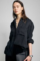 【ブリル/BRILL】のサテンリラックスシャツ 人気、トレンドファッション・服の通販 founy(ファニー) ファッション Fashion レディースファッション Fashion for Women トップス・カットソー Cut & Sew Tops シャツ・ブラウス・オフィスカジュアル Elegant Blouses & Button-Ups キュプラ Cupro, Eco Fabric スリーブ Sleeve, Long Sleeve / Short Sleeve フィット Fit, Slim Fit ロング Long, Long-Length |ID:prp329100004917863