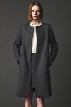 【オブリオ/AUBRIOT】のメリノウールコート 人気、トレンドファッション・服の通販 founy(ファニー) ファッション Fashion レディースファッション Fashion for Women アウター Coat / Outerwear Collection コート・ロングコート・ピーコート Long Coats, Peacoats & More イタリア Italy コンパクト Compact, Small Size ストレッチ Stretch, Stretchy Fabric ファブリック Fabric, Textile フォルム Silhouette, Form ボンディング Bonding, Bonded Fabric モダン Modern, Contemporary ロング Long, Long-Length ヴィンテージ Vintage Style thumbnail チャコールグレー|ID: prp329100004917875 ipo3291000000036878897