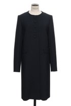 【オブリオ/AUBRIOT】のメリノウールコート 人気、トレンドファッション・服の通販 founy(ファニー) ファッション Fashion レディースファッション Fashion for Women アウター Coat / Outerwear Collection コート・ロングコート・ピーコート Long Coats, Peacoats & More イタリア Italy コンパクト Compact, Small Size ストレッチ Stretch, Stretchy Fabric ファブリック Fabric, Textile フォルム Silhouette, Form ボンディング Bonding, Bonded Fabric モダン Modern, Contemporary ロング Long, Long-Length ヴィンテージ Vintage Style thumbnail ネイビー|ID: prp329100004917875 ipo3291000000036878898