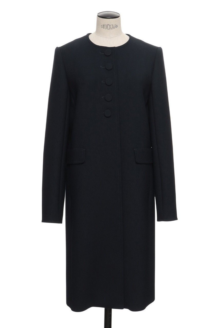 【オブリオ/AUBRIOT】のメリノウールコート インテリア・キッズ・メンズ・レディースファッション・服の通販 founy(ファニー) 　ファッション　Fashion　レディースファッション　Fashion for Women　アウター　Coat / Outerwear Collection　コート・ロングコート・ピーコート　Long Coats, Peacoats & More　イタリア　Italy　コンパクト　Compact, Small Size　ストレッチ　Stretch, Stretchy Fabric　ファブリック　Fabric, Textile　フォルム　Silhouette, Form　ボンディング　Bonding, Bonded Fabric　モダン　Modern, Contemporary　ロング　Long, Long-Length　ヴィンテージ　Vintage Style　ネイビー|ID: prp329100004917875 ipo3291000000036878898