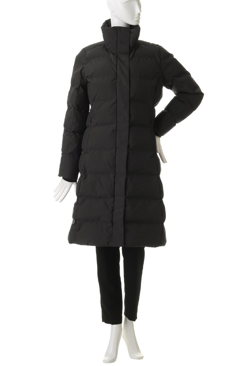 【セーブ ザ ダック/SAVE THE DUCK】のHELSINKI P42417W LEAF/スタンドカラーロングコート 人気、トレンドファッション・服の通販 founy(ファニー) 　ファッション　Fashion　レディースファッション　Fashion for Women　アウター　Coat / Outerwear Collection　コート・ロングコート・ピーコート　Long Coats, Peacoats & More　スタンド　Stand Collar, Upright Stand　ロング　Long, Long-Length　other-8|ID: prp329100004917878 ipo3291000000036878960