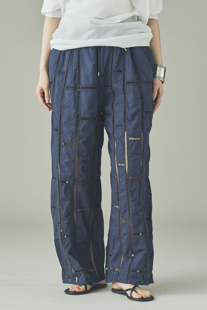 【カレンソロジー/Curensology】のエンブロイダリーパンツ 人気、トレンドファッション・服の通販 founy(ファニー) ファッション Fashion レディースファッション Fashion for Women パンツ Pants & Trousers インド Indian Textile エレガント 上品 Elegant サテン Satin, Glossy Fabric リネン Linen, Linen Fabric ワイド Wide, Wide Fit other-2|ID: prp329100004917889 ipo3291000000036879258