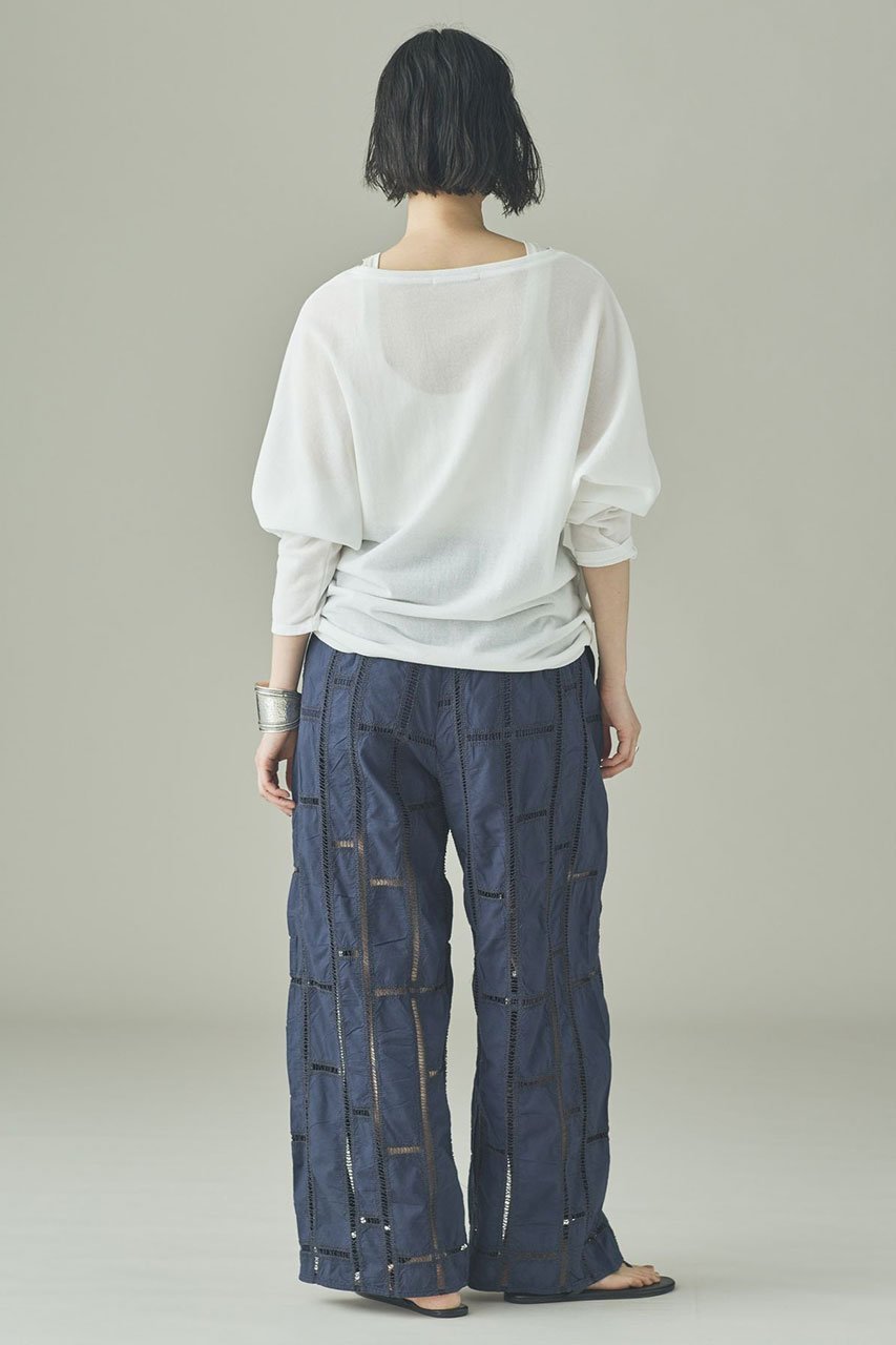 【カレンソロジー/Curensology】のエンブロイダリーパンツ 人気、トレンドファッション・服の通販 founy(ファニー) ファッション Fashion レディースファッション Fashion for Women パンツ Pants & Trousers インド Indian Textile エレガント 上品 Elegant サテン Satin, Glossy Fabric リネン Linen, Linen Fabric ワイド Wide, Wide Fit other-7|ID: prp329100004917889 ipo3291000000036879263