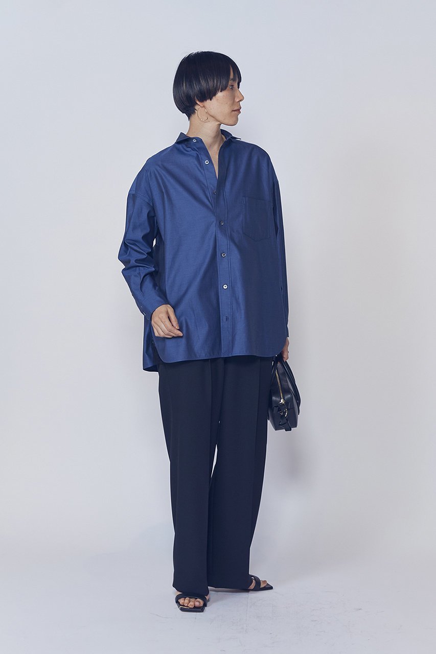 【プルミエ アロンディスモン/1er Arrondissement】の【TICCA】別注スクエアビッグシャツ 人気、トレンドファッション・服の通販 founy(ファニー) 　ファッション　Fashion　レディースファッション　Fashion for Women　トップス・カットソー　Cut & Sew Tops　シャツ・ブラウス・オフィスカジュアル　Elegant Blouses & Button-Ups　スリーブ　Sleeve, Long Sleeve / Short Sleeve　ロング　Long, Long-Length　別注　Limited Edition, Custom Order　新作・新入荷　New Arrivals / New In　other-8|ID: prp329100004917893 ipo3291000000036879375