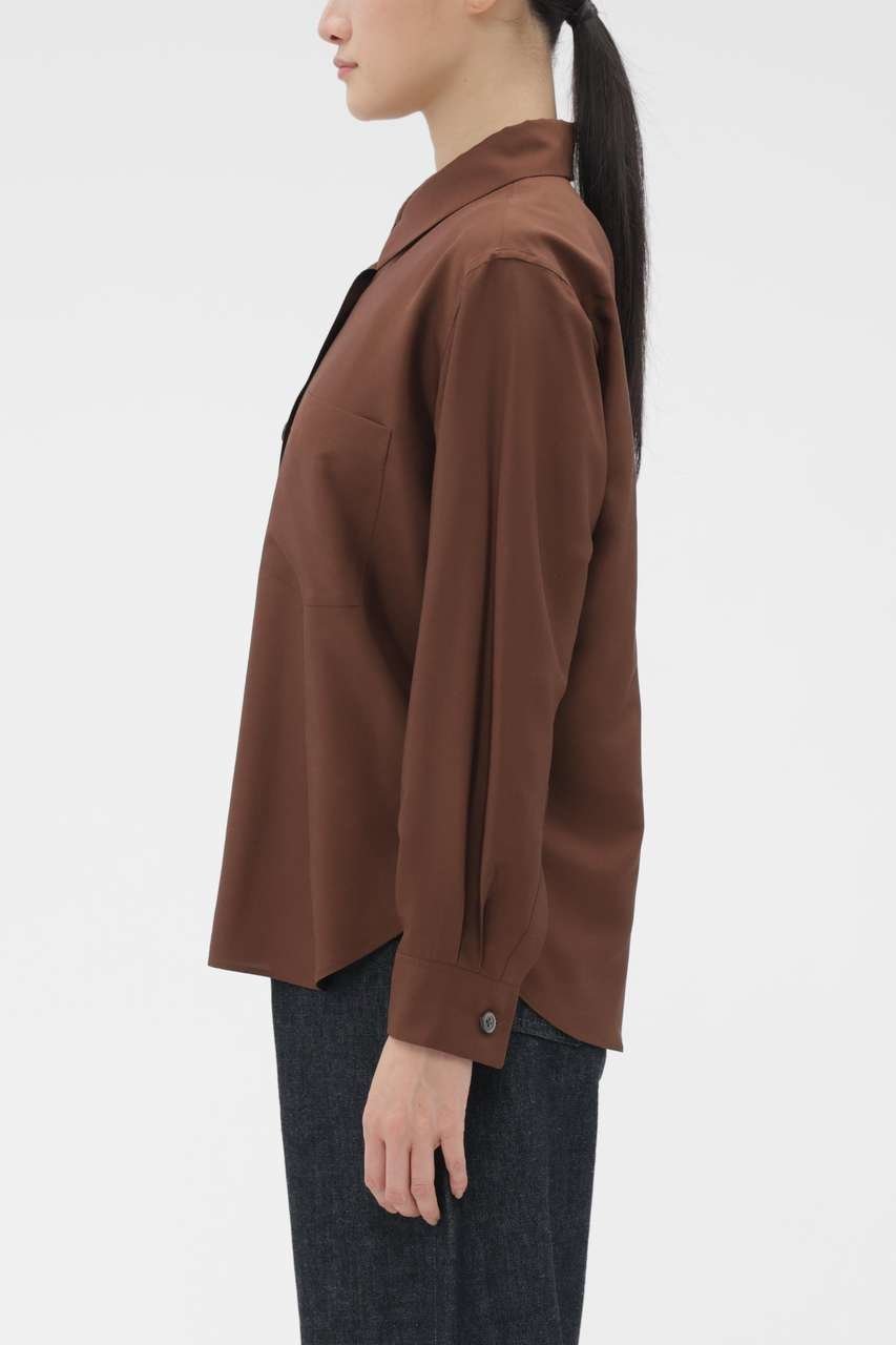 【マーガレットハウエル/MARGARET HOWELL】のMATT SILK SHIRT 人気、トレンドファッション・服の通販 founy(ファニー) 　ファッション　Fashion　レディースファッション　Fashion for Women　トップス・カットソー　Cut & Sew Tops　シャツ・ブラウス・オフィスカジュアル　Elegant Blouses & Button-Ups　シルク　Silk, 100% Silk　スリーブ　Sleeve, Long Sleeve / Short Sleeve　ベーシック　Basic, Essential　ロング　Long, Long-Length　エレガント 上品　Elegant　吸水　Absorbent, Quick-Dry　新作・新入荷　New Arrivals / New In　other-5|ID: prp329100004917898 ipo3291000000036879412