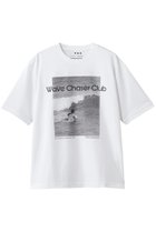 【スリー ドッツ/three dots】の【UNISEX】グラフィックTシャツ 人気、トレンドファッション・服の通販 founy(ファニー) ファッション Fashion レディースファッション Fashion for Women トップス・カットソー Cut & Sew Tops シャツ・ブラウス・オフィスカジュアル Elegant Blouses & Button-Ups ロングTシャツ・Tシャツ Longline T-Shirts & Tees カットソー・ベーシックTシャツ Cut-and-Sewn Tops / Stretch Tees & Basics ユニセックス Unisex, Genderless グラフィック Graphic, Graphic Design ショート Short, Short Length スラックス Slacks, Dress Pants スリーブ Sleeve, Long Sleeve / Short Sleeve デニム Denim, Jeans Material フロント Front, Front Design プリント Print, Printed Pattern モノトーン Monotone, Black and White 新作・新入荷 New Arrivals / New In thumbnail WAVE CHASER|ID: prp329100004917902 ipo3291000000036879624