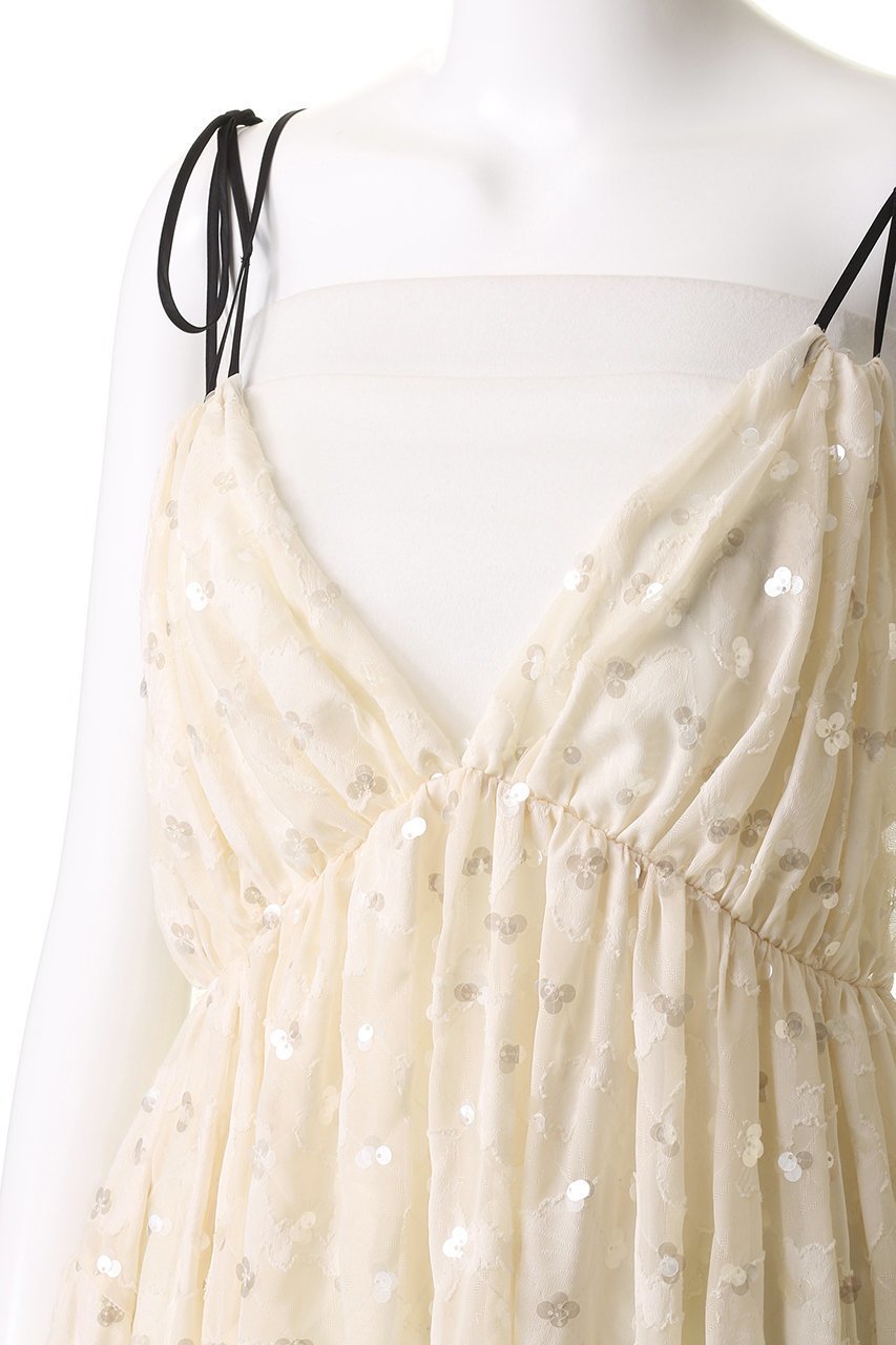 【プランク プロジェクト/PRANK PROJECT】のシークインジャガードボリュームキャミドレス / Sequin Jacquard Volume Cami Dress 人気、トレンドファッション・服の通販 founy(ファニー) 　ファッション　Fashion　レディースファッション　Fashion for Women　ワンピース　Dresses　フォーマル・パーティードレス・結婚式用ドレス　Elegant & Casual Dresses　チュニック　Tunic Tops & Dresses　おすすめ　Recommended / Our Picks　カッティング　Cutting Detail　ギャザー　Gathered, Ruffled　チュニック　Tunic, Long Top　ラップ　Wrap, Wrap Design　リラックス　Relax, Relaxed Fit　other-5|ID: prp329100004917944 ipo3291000000036884644