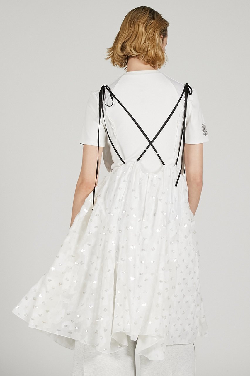 【プランク プロジェクト/PRANK PROJECT】のシークインジャガードボリュームキャミドレス / Sequin Jacquard Volume Cami Dress 人気、トレンドファッション・服の通販 founy(ファニー) 　ファッション　Fashion　レディースファッション　Fashion for Women　ワンピース　Dresses　フォーマル・パーティードレス・結婚式用ドレス　Elegant & Casual Dresses　チュニック　Tunic Tops & Dresses　おすすめ　Recommended / Our Picks　カッティング　Cutting Detail　ギャザー　Gathered, Ruffled　チュニック　Tunic, Long Top　ラップ　Wrap, Wrap Design　リラックス　Relax, Relaxed Fit　other-8|ID: prp329100004917944 ipo3291000000036884647