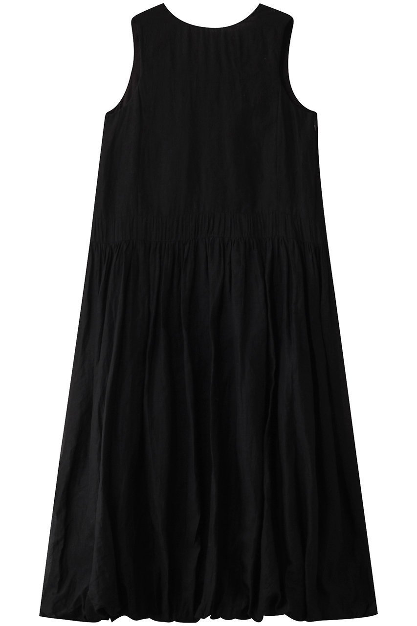 【マリリンムーン/MARILYN MOON】のタックテクニックシアーコットン2wayバルーンドレス インテリア・キッズ・メンズ・レディースファッション・服の通販 founy(ファニー) 　ファッション　Fashion　レディースファッション　Fashion for Women　ワンピース　Dresses　フォーマル・パーティードレス・結婚式用ドレス　Elegant & Casual Dresses　チュニック　Tunic Tops & Dresses　インド　Indian Textile　ギャザー　Gathered, Ruffled　サマー　Summer, Summer Style　シアー　Sheer, See-Through　チュニック　Tunic, Long Top　ドレス　Dress, One-Piece　バルーン　Balloon, Balloon Silhouette　リゾート　Resort, Vacation Style　リラックス　Relax, Relaxed Fit　ロング　Long, Long-Length　今季　This Season, Current Season　夏　Summer　ブラック|ID: prp329100004917945 ipo3291000000036884682