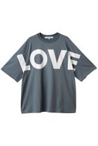 【キャサリンハムネット/KATHARINE HAMNETT LONDON】の【UNISEX】ビッグラブ スローガンTシャツ 人気、トレンドファッション・服の通販 founy(ファニー) ファッション Fashion レディースファッション Fashion for Women トップス・カットソー Cut & Sew Tops シャツ・ブラウス・オフィスカジュアル Elegant Blouses & Button-Ups ロングTシャツ・Tシャツ Longline T-Shirts & Tees カットソー・ベーシックTシャツ Cut-and-Sewn Tops / Stretch Tees & Basics ユニセックス Unisex, Genderless ショート Short, Short Length シンプル Simple, Minimal スリーブ Sleeve, Long Sleeve / Short Sleeve ビッグ Big, Oversized thumbnail グリーン|ID: prp329100004917948 ipo3291000000036884795