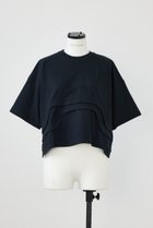 【ナゴンスタンス/nagonstans】のコーマ天竺 レイヤーヘムT/SH/Tシャツ 人気、トレンドファッション・服の通販 founy(ファニー) ファッション Fashion レディースファッション Fashion for Women トップス・カットソー Cut & Sew Tops シャツ・ブラウス・オフィスカジュアル Elegant Blouses & Button-Ups ロングTシャツ・Tシャツ Longline T-Shirts & Tees カットソー・ベーシックTシャツ Cut-and-Sewn Tops / Stretch Tees & Basics おすすめ Recommended / Our Picks ショート Short, Short Length スリーブ Sleeve, Long Sleeve / Short Sleeve セットアップ Set-Up, Coordinated Outfit thumbnail Black|ID: prp329100004917949 ipo3291000000036884809