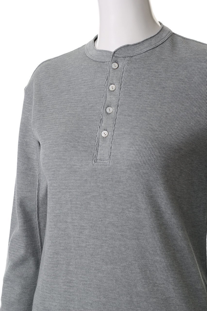 【バウト/BOWTE】のサーマルヘンリーネックTシャツ 人気、トレンドファッション・服の通販 founy(ファニー) 　ファッション　Fashion　レディースファッション　Fashion for Women　トップス・カットソー　Cut & Sew Tops　シャツ・ブラウス・オフィスカジュアル　Elegant Blouses & Button-Ups　ロングTシャツ・Tシャツ　Longline T-Shirts & Tees　カットソー・ベーシックTシャツ　Cut-and-Sewn Tops / Stretch Tees & Basics　インナー　Innerwear　カーディガン　Cardigan, Knitwear　サーマル　Thermal, Waffle Knit　シルク　Silk, 100% Silk　ジャケット　Jacket, Outerwear　スリーブ　Sleeve, Long Sleeve / Short Sleeve　ロング　Long, Long-Length　other-5|ID: prp329100004917952 ipo3291000000036884884
