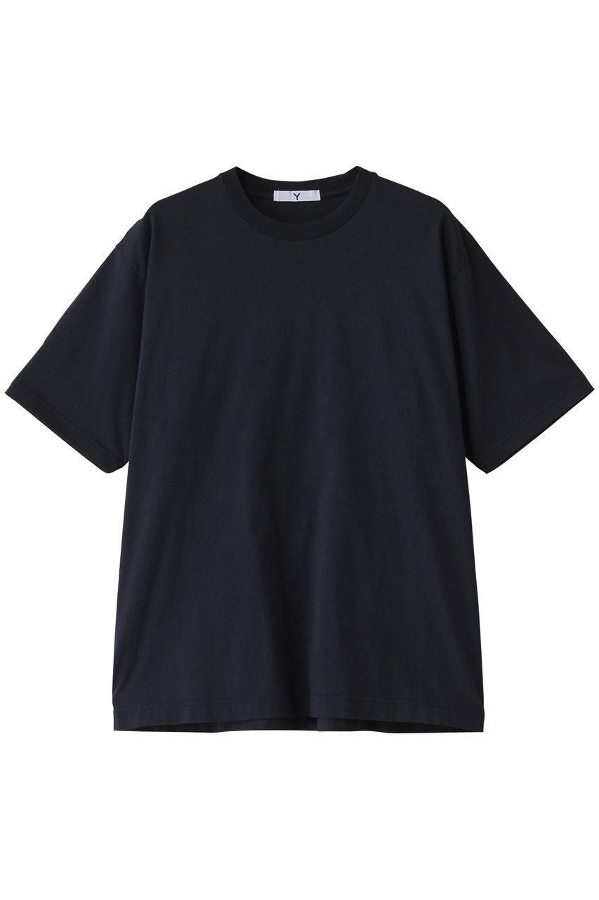 【イレーヴ/YLEVE】の【UNISEX】【Y】ORGANIC COTTON ジャージー ショートスリーブTシャツ インテリア・キッズ・メンズ・レディースファッション・服の通販 founy(ファニー) 　ファッション　Fashion　レディースファッション　Fashion for Women　トップス・カットソー　Cut & Sew Tops　シャツ・ブラウス・オフィスカジュアル　Elegant Blouses & Button-Ups　ロングTシャツ・Tシャツ　Longline T-Shirts & Tees　カットソー・ベーシックTシャツ　Cut-and-Sewn Tops / Stretch Tees & Basics　ユニセックス　Unisex, Genderless　ショート　Short, Short Length　スリーブ　Sleeve, Long Sleeve / Short Sleeve　ベーシック　Basic, Essential　定番　Standard, Basic Item　ネイビー|ID: prp329100004917960 ipo3291000000036885003