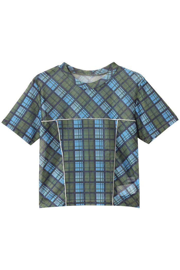 【メゾンスペシャル/MAISON SPECIAL】のPanel Plaid T-shirt/パネルチェックTシャツ インテリア・キッズ・メンズ・レディースファッション・服の通販 founy(ファニー) https://founy.com/ ファッション Fashion レディースファッション Fashion for Women トップス・カットソー Cut & Sew Tops シャツ・ブラウス・オフィスカジュアル Elegant Blouses & Button-Ups ロングTシャツ・Tシャツ Longline T-Shirts & Tees カットソー・ベーシックTシャツ Cut-and-Sewn Tops / Stretch Tees & Basics インナー Innerwear コンパクト Compact, Small Size ショート Short, Short Length シンプル Simple, Minimal スリーブ Sleeve, Long Sleeve / Short Sleeve チェック Check, Plaid, Tartan トレンド Trend, Trending Now フィット Fit, Slim Fit おすすめ Recommended / Our Picks |ID: prp329100004917963 ipo3291000000036885085