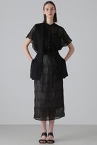 【アドーア/ADORE】のレノクロスチェックスカート 人気、トレンドファッション・服の通販 founy(ファニー) ファッション Fashion レディースファッション Fashion for Women スカート Skirts スリット Slit, Slit Detail チェック Check, Plaid, Tartan ポケット Pocket, Pocket Detail エレガント 上品 Elegant 無地 Plain, Solid Color thumbnail ブラック|ID: prp329100004917964 ipo3291000000036885141