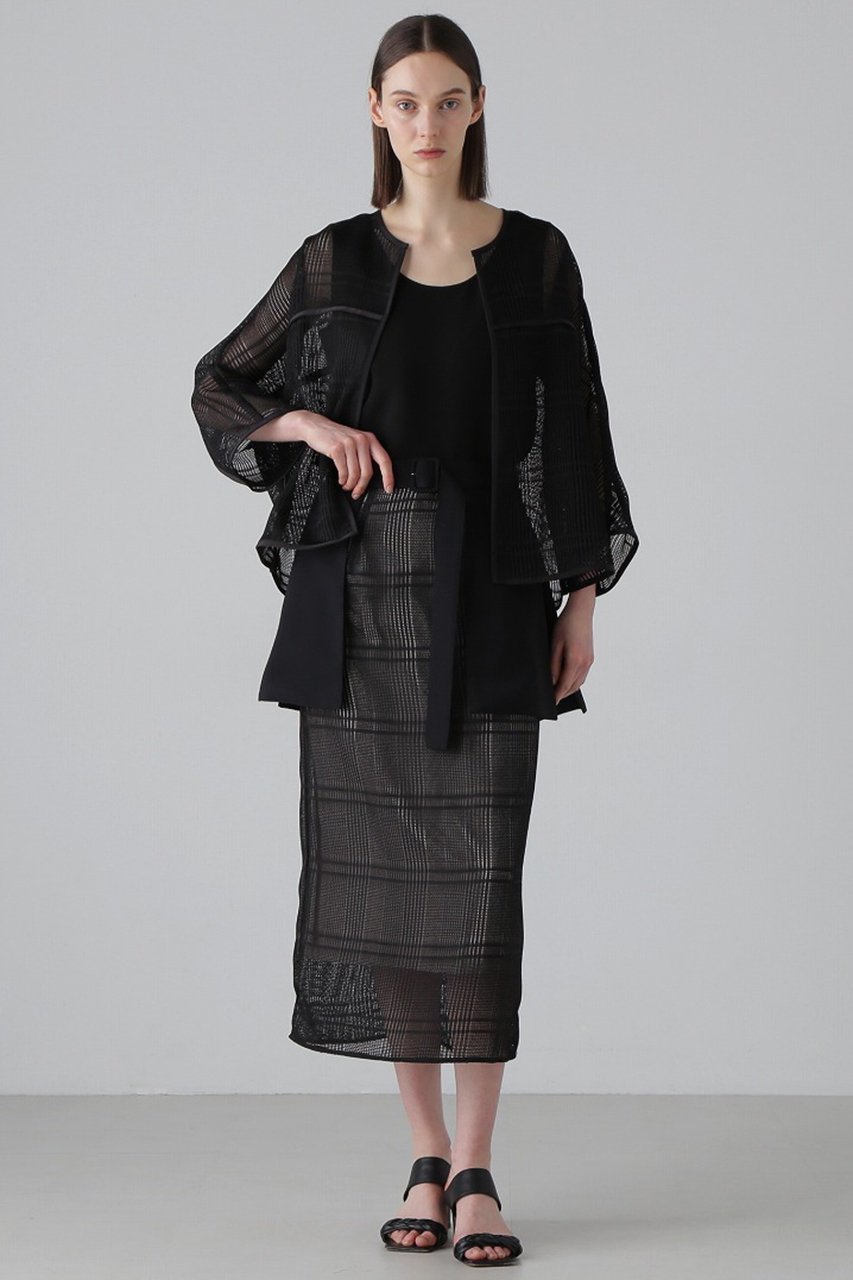 【アドーア/ADORE】のレノクロスチェックスカート 人気、トレンドファッション・服の通販 founy(ファニー) 　ファッション　Fashion　レディースファッション　Fashion for Women　スカート　Skirts　スリット　Slit, Slit Detail　チェック　Check, Plaid, Tartan　ポケット　Pocket, Pocket Detail　エレガント 上品　Elegant　無地　Plain, Solid Color　other-6|ID: prp329100004917964 ipo3291000000036885146