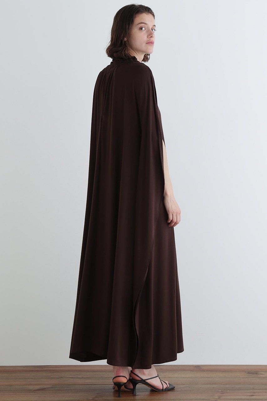 【ル フィル/LE PHIL】のエンブロイダリージャージワンピース 人気、トレンドファッション・服の通販 founy(ファニー) 　ファッション　Fashion　レディースファッション　Fashion for Women　ワンピース　Dresses　チュニック　Tunic Tops & Dresses　ギャザー　Gathered, Ruffled　スタンダード　Standard, Basic　チュニック　Tunic, Long Top　ドレス　Dress, One-Piece　ドレープ　Drape, Draping Fabric　フォルム　Silhouette, Form　ロング　Long, Long-Length　other-4|ID: prp329100004917967 ipo3291000000036885196