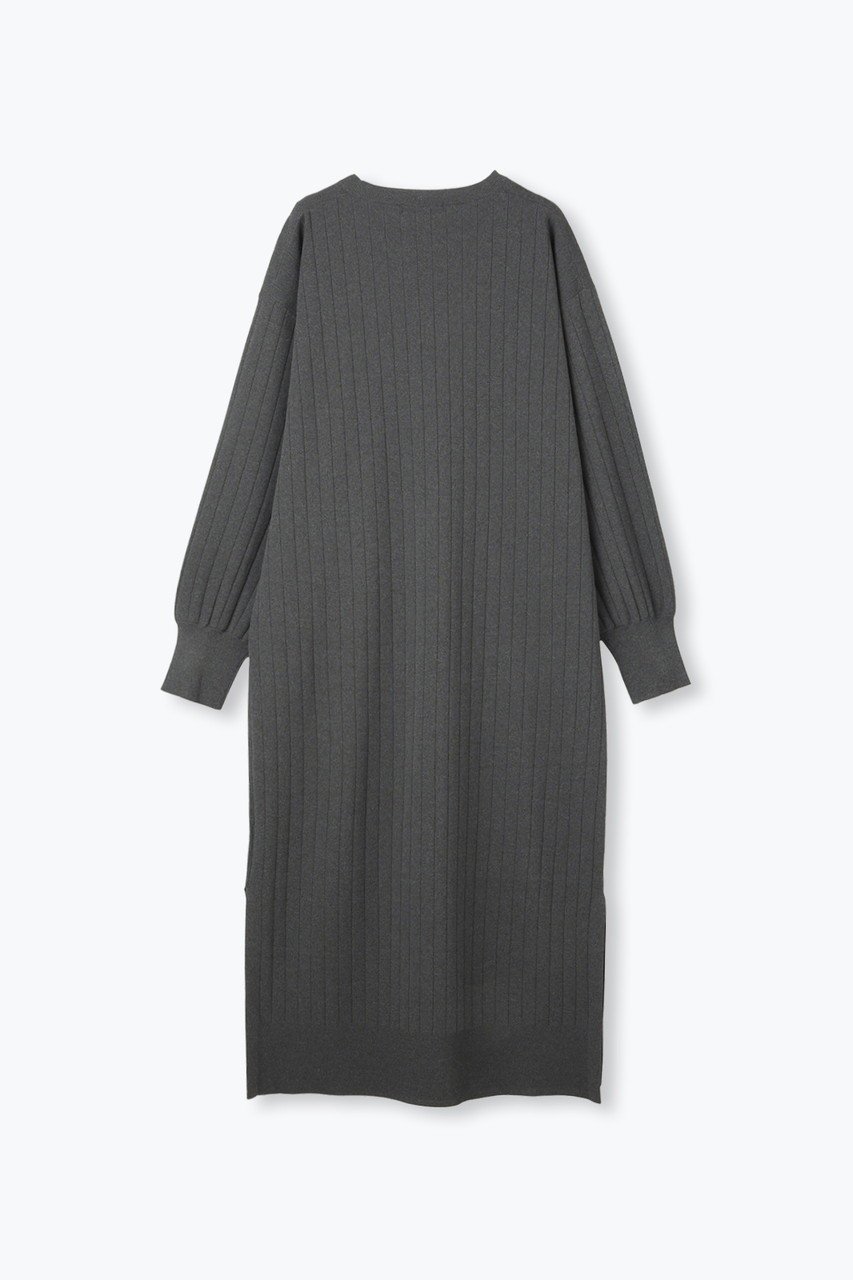 【レリル/lelill】のハイテクワイドリブ OP 人気、トレンドファッション・服の通販 founy(ファニー) 　ファッション　Fashion　レディースファッション　Fashion for Women　ワンピース　Dresses　チュニック　Tunic Tops & Dresses　おすすめ　Recommended / Our Picks　アクセサリー　Fashion Accessories　スリット　Slit, Slit Detail　チュニック　Tunic, Long Top　バランス　Balance, Style Balance　ワイドリブ　Wide Rib, Wide Ribbed Knit　人気　Popular, Best Seller　洗える　Machine Washable　other-2|ID: prp329100004917969 ipo3291000000036885259