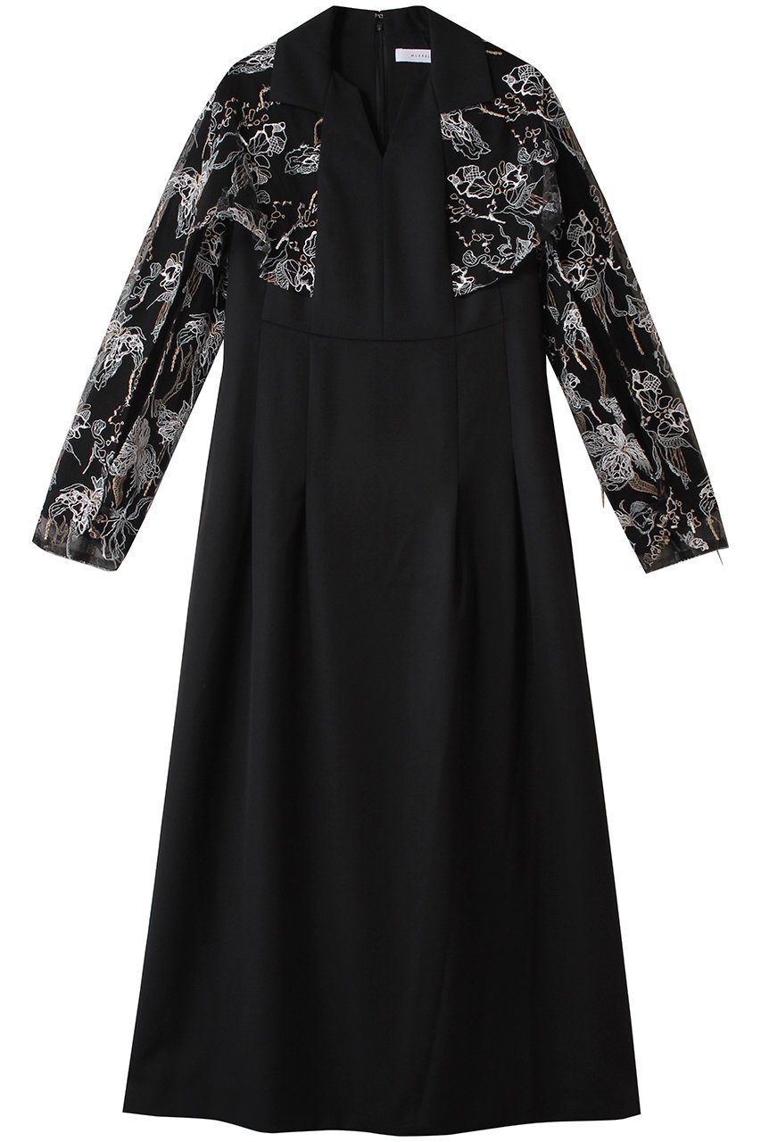 【ミューラル/MURRAL】のTears フラワー レース ドレス インテリア・キッズ・メンズ・レディースファッション・服の通販 founy(ファニー) ファッション Fashion レディースファッション Fashion for Women ワンピース Dresses フォーマル・パーティードレス・結婚式用ドレス Elegant & Casual Dresses チュニック Tunic Tops & Dresses エレガント 上品 Elegant ケミカル Chemical, Chemical Wash コレクション Collection, Seasonal Line ジョーゼット Georgette, Semi-Sheer Fabric チュニック Tunic, Long Top ドレス Dress, One-Piece ハンド Hand, Handmade フラワー Flower, Floral ミックス Mix, Mixed Style モチーフ Motif, Design Theme レース Lace, Lace Fabric ロング Long, Long-Length A/W・秋冬 Autumn/Winter 2025年 2025 2025-2026秋冬・A/W Autumn/Winter 2025–26 AW25–26 ブラック|ID: prp329100004917970 ipo3291000000036885267