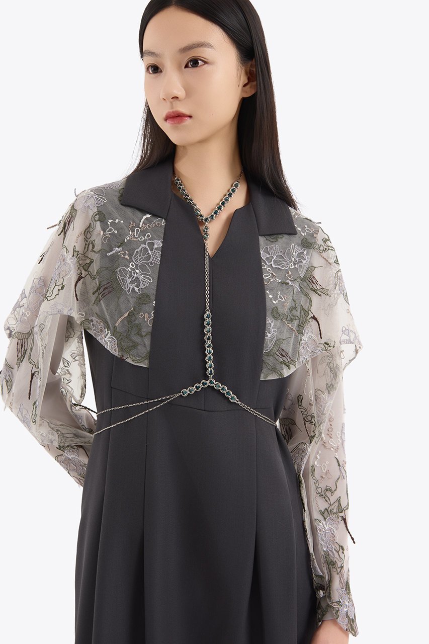 【ミューラル/MURRAL】のTears フラワー レース ドレス 人気、トレンドファッション・服の通販 founy(ファニー) ファッション Fashion レディースファッション Fashion for Women ワンピース Dresses フォーマル・パーティードレス・結婚式用ドレス Elegant & Casual Dresses チュニック Tunic Tops & Dresses エレガント 上品 Elegant ケミカル Chemical, Chemical Wash コレクション Collection, Seasonal Line ジョーゼット Georgette, Semi-Sheer Fabric チュニック Tunic, Long Top ドレス Dress, One-Piece ハンド Hand, Handmade フラワー Flower, Floral ミックス Mix, Mixed Style モチーフ Motif, Design Theme レース Lace, Lace Fabric ロング Long, Long-Length A/W・秋冬 Autumn/Winter 2025年 2025 2025-2026秋冬・A/W Autumn/Winter 2025–26 AW25–26 other-7|ID: prp329100004917970 ipo3291000000036885273