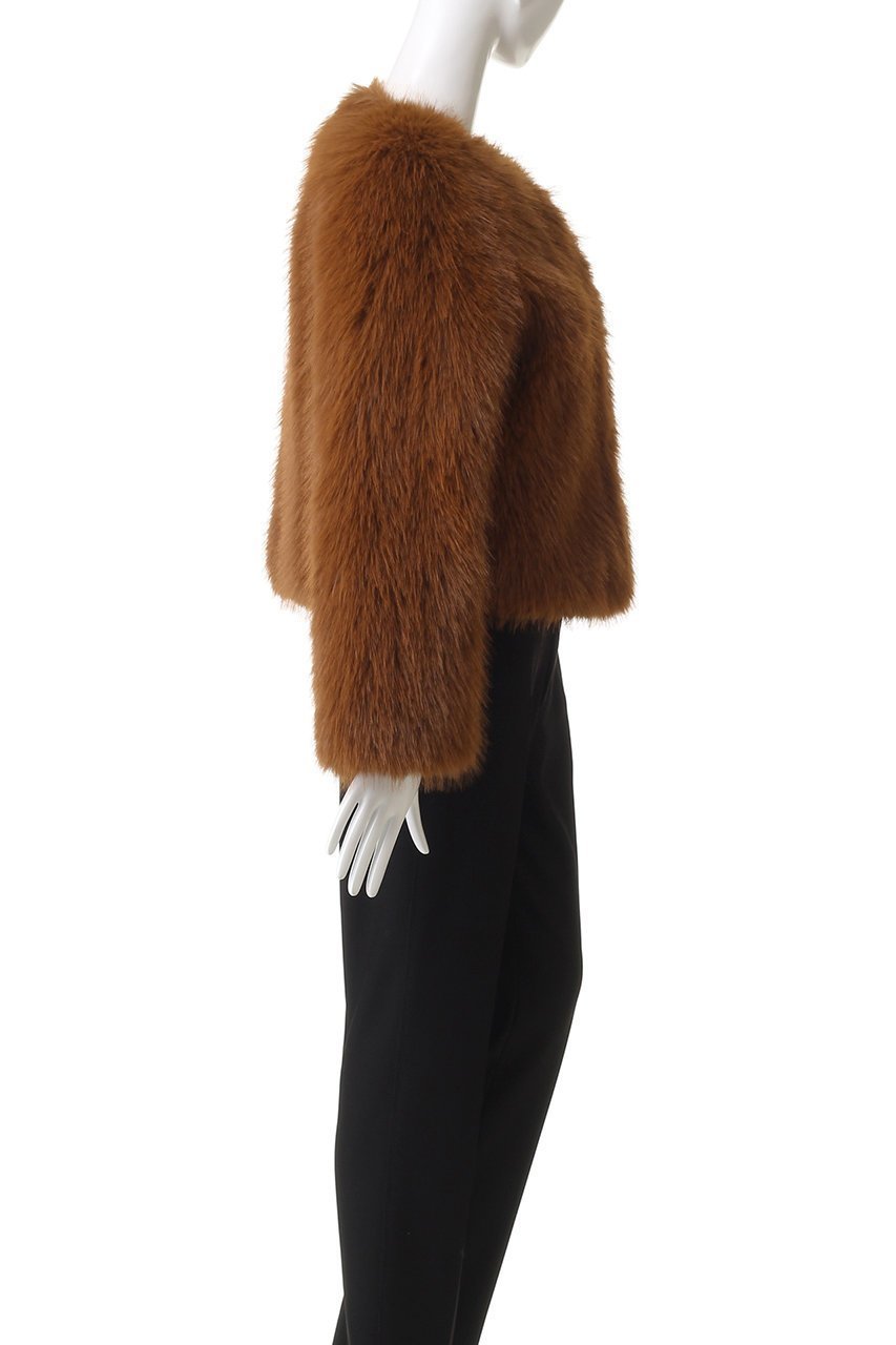 【レモンプレット/Lemonplet】のFAUX FUR HORA SHORT JACKET 人気、トレンドファッション・服の通販 founy(ファニー) 　ファッション　Fashion　レディースファッション　Fashion for Women　アウター　Coat / Outerwear Collection　レディースジャケット・軽アウター　Jackets　エレガント 上品　Elegant　コンパクト　Compact, Small Size　ショート　Short, Short Length　ジャケット　Jacket, Outerwear　フェイクファー　Faux Fur, Imitation Fur　other-3|ID: prp329100004917982 ipo3291000000036885679