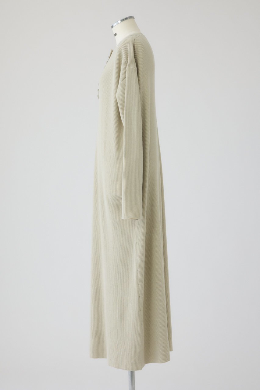 【リムアーク/RIM.ARK】のFabric covered button dress/ドレス 人気、トレンドファッション・服の通販 founy(ファニー) 　ファッション　Fashion　レディースファッション　Fashion for Women　ワンピース　Dresses　フォーマル・パーティードレス・結婚式用ドレス　Elegant & Casual Dresses　チュニック　Tunic Tops & Dresses　サテン　Satin, Glossy Fabric　シューズ　Shoes, Footwear　チュニック　Tunic, Long Top　ドレス　Dress, One-Piece　フラット　Flat, Flat Shoes　リラックス　Relax, Relaxed Fit　ロング　Long, Long-Length　other-3|ID: prp329100004917984 ipo3291000000036885832